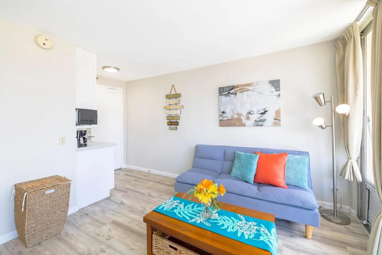 Cozy Waikiki Studio At Aqua Aloha Surf 호놀룰루 아파트