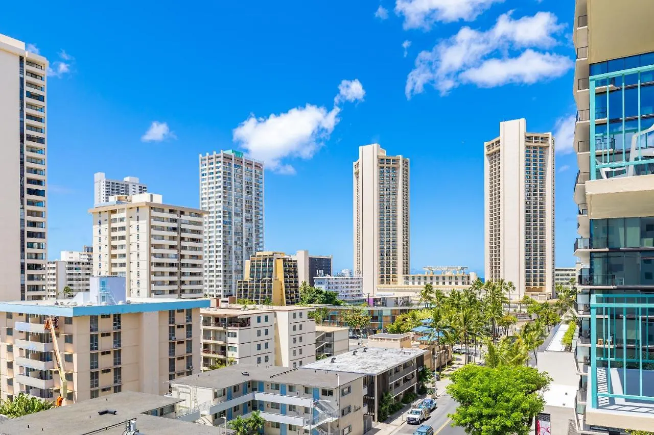 Cozy Waikiki Studio At Aqua Aloha Surf 호놀룰루